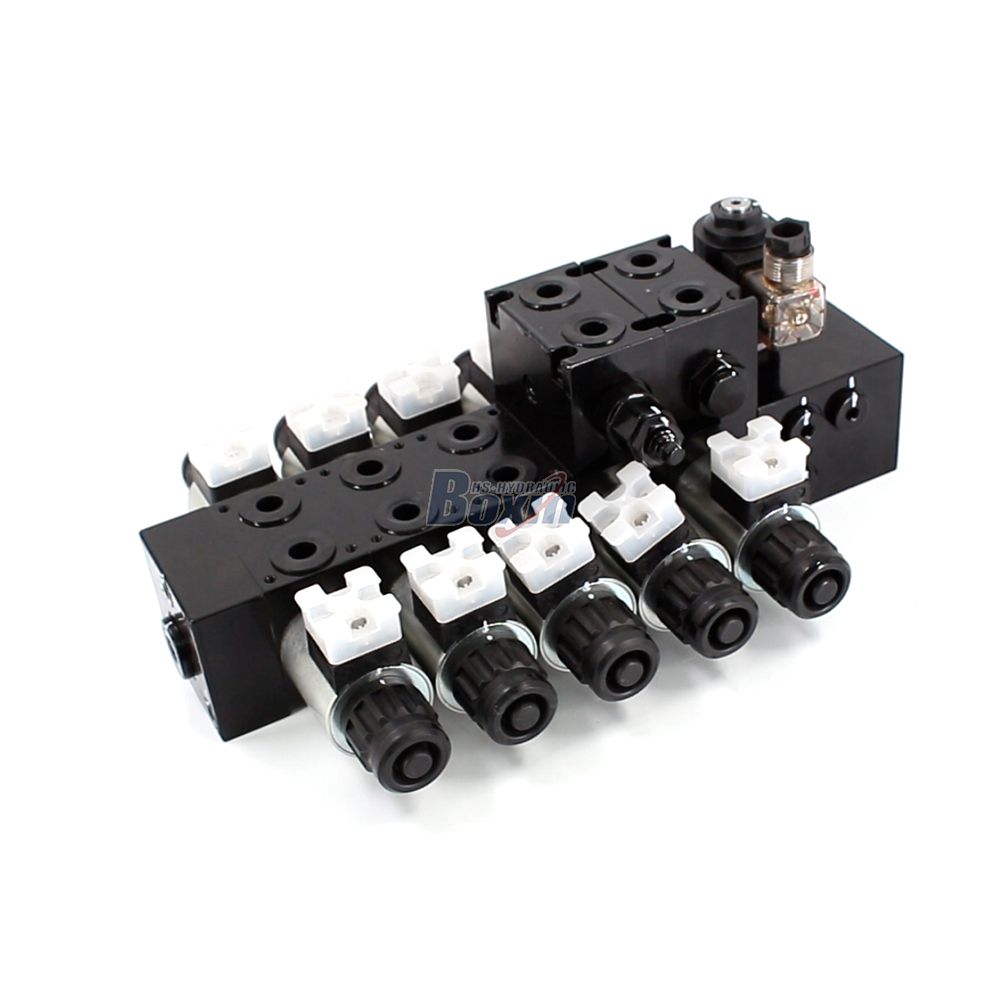 DCV56-H โซลินอยด์ 5 สปูล วาล์วทิศทางส่วน image