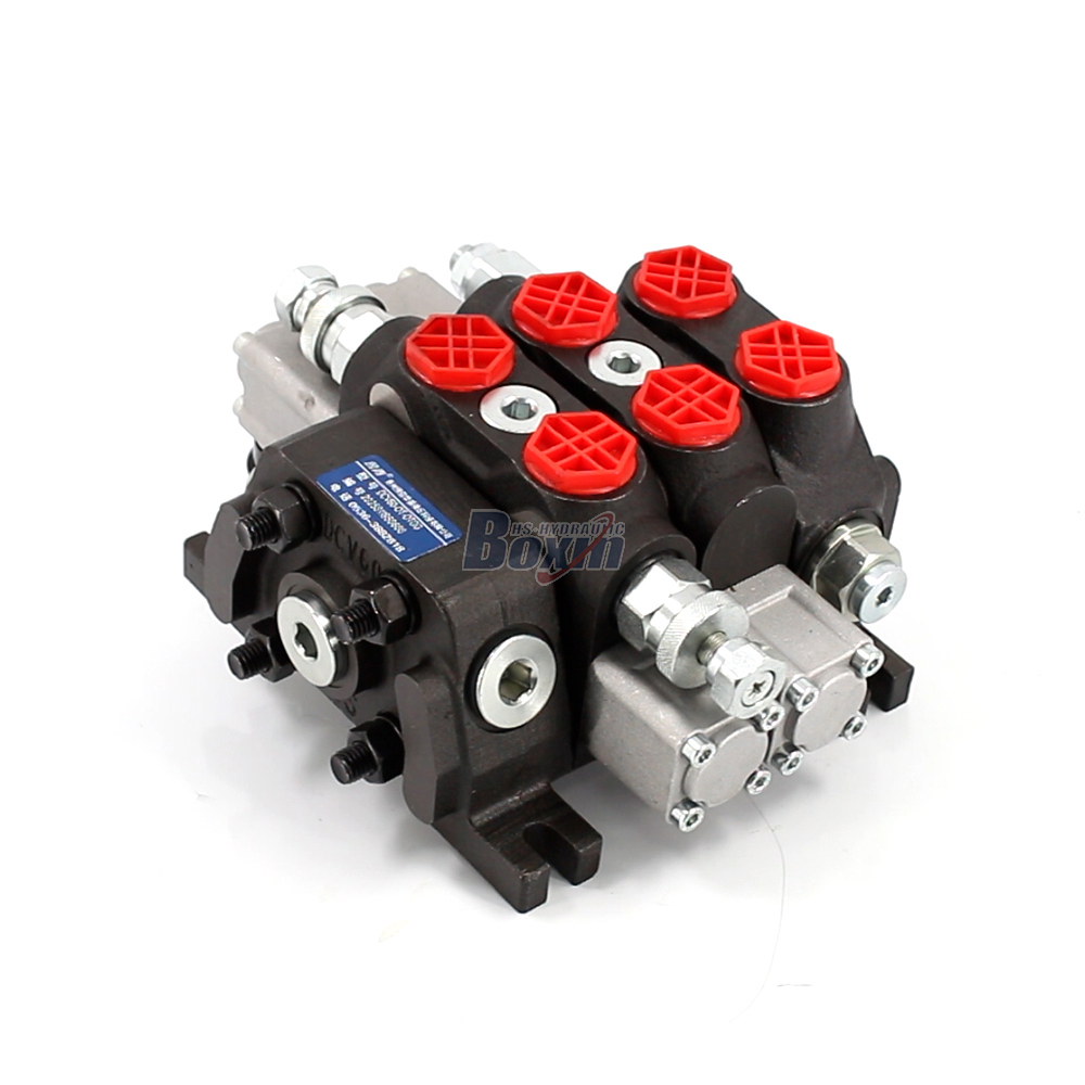 DCV60-FZJ ด้วยตนเอง 2 สปูล วาล์วทิศทางส่วน