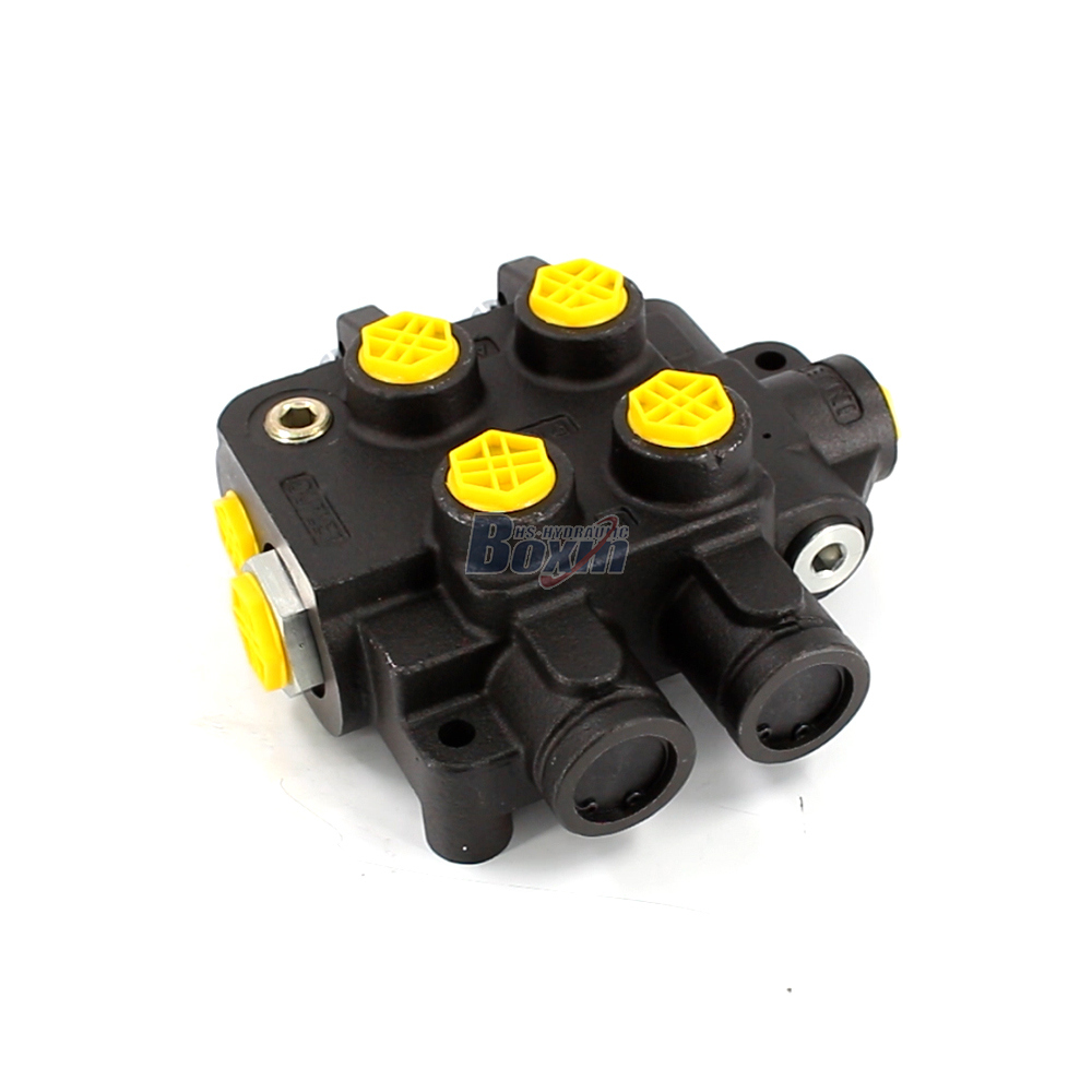 HSSP-2OT-J ด้วยตนเอง 2 สปูล วาล์วควบคุมทิศทางแบบโมโนบล็อก image