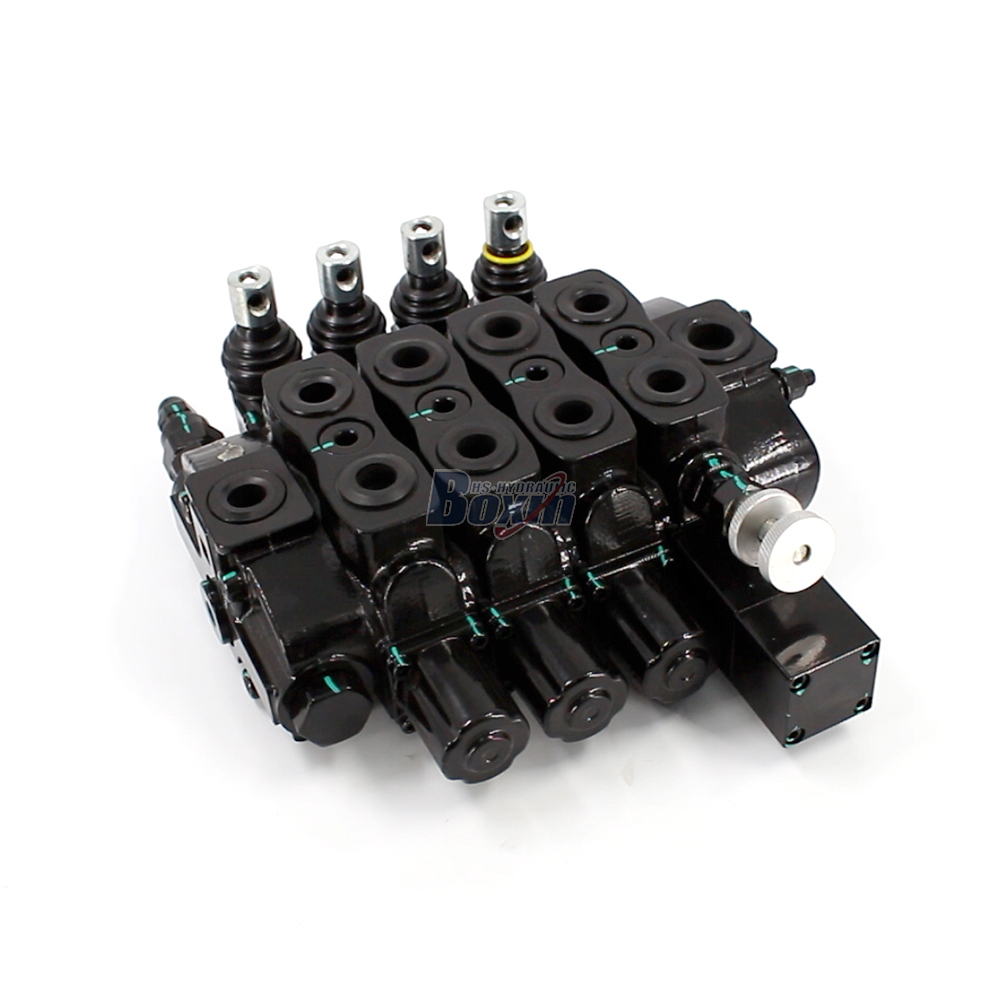 SD8-OTAMW ด้วยตนเอง 4 สปูล วาล์วทิศทางส่วน image