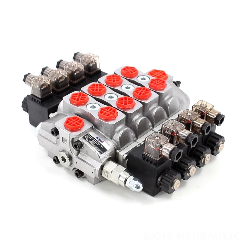 SD8 โซลินอยด์ 4 สปูล วาล์วทิศทางส่วน image