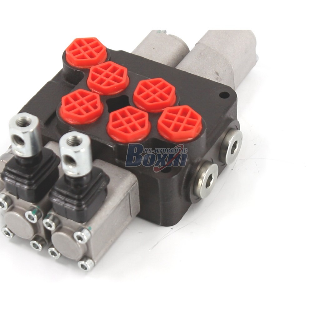 DCV20 Manual Hydraulic Monoblock Valve with 2 Spool Configuration detail image
