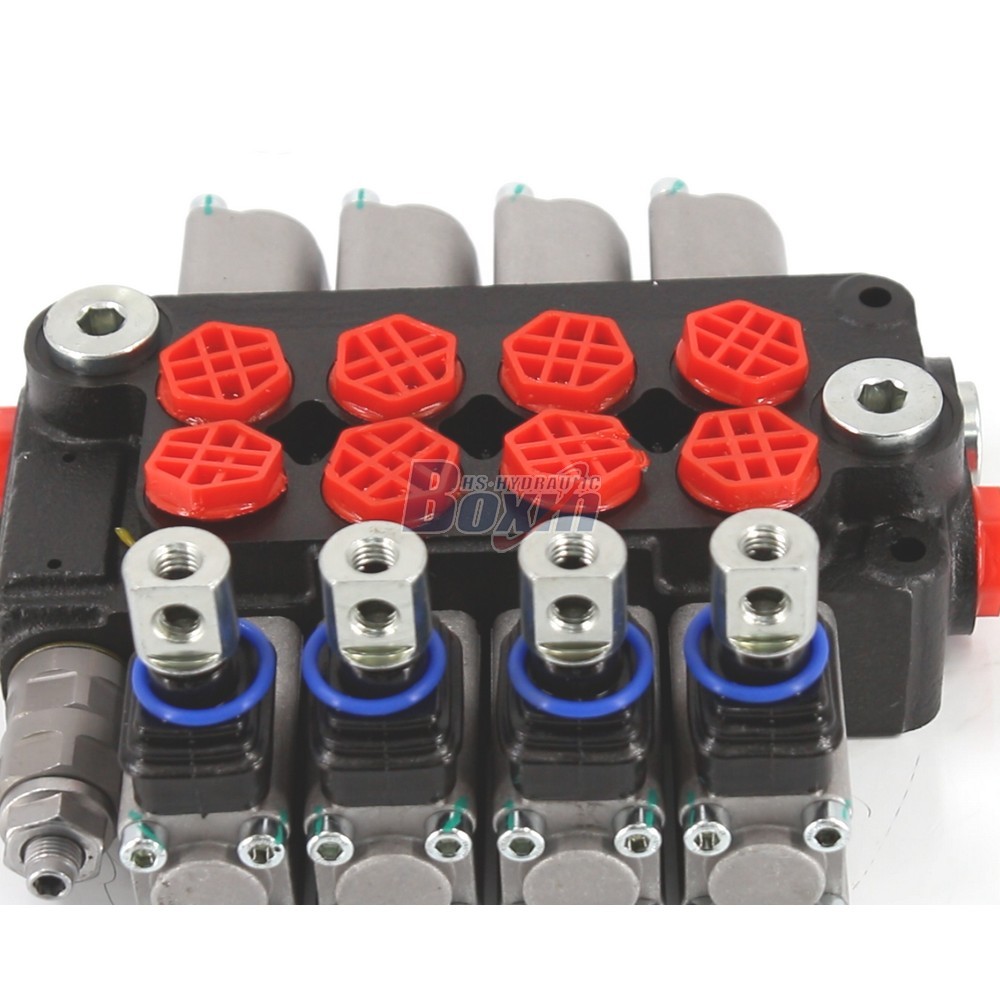 Manual Operated DCV20 4 Spool Monoblock Valve for Mobile Machinery detail image