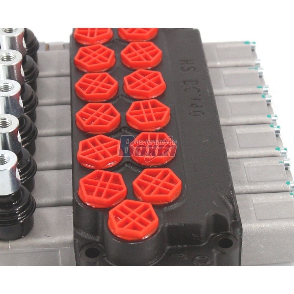 DCV40 Hydraulic Directional Valve 6 Spool Monoblock Type detail image