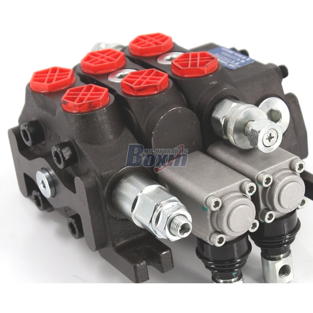 Manufacturer Supply DCV60-FZJ Manual 2 Spool Sectional Directional Valve detail image