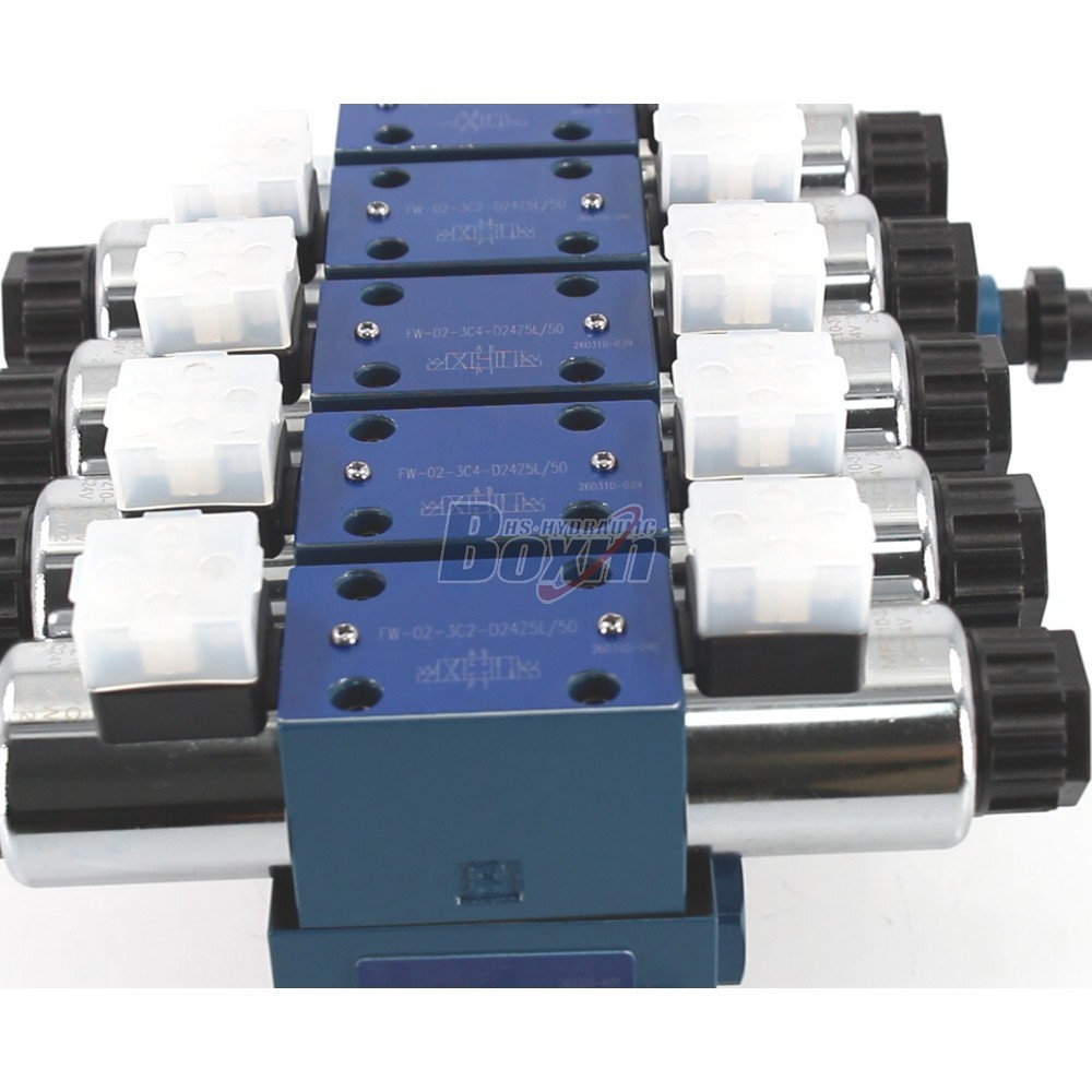 Hydraulic 6 Spool Solenoid Directional Control Valve detail image