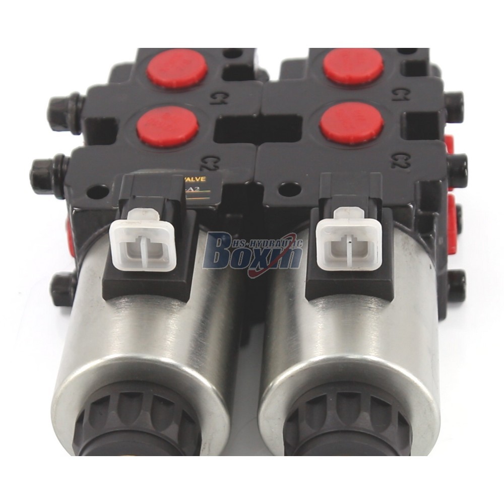 Factory Wholesale HSV09 Solenoid 2 Spool Flow Diverter Valve detail image
