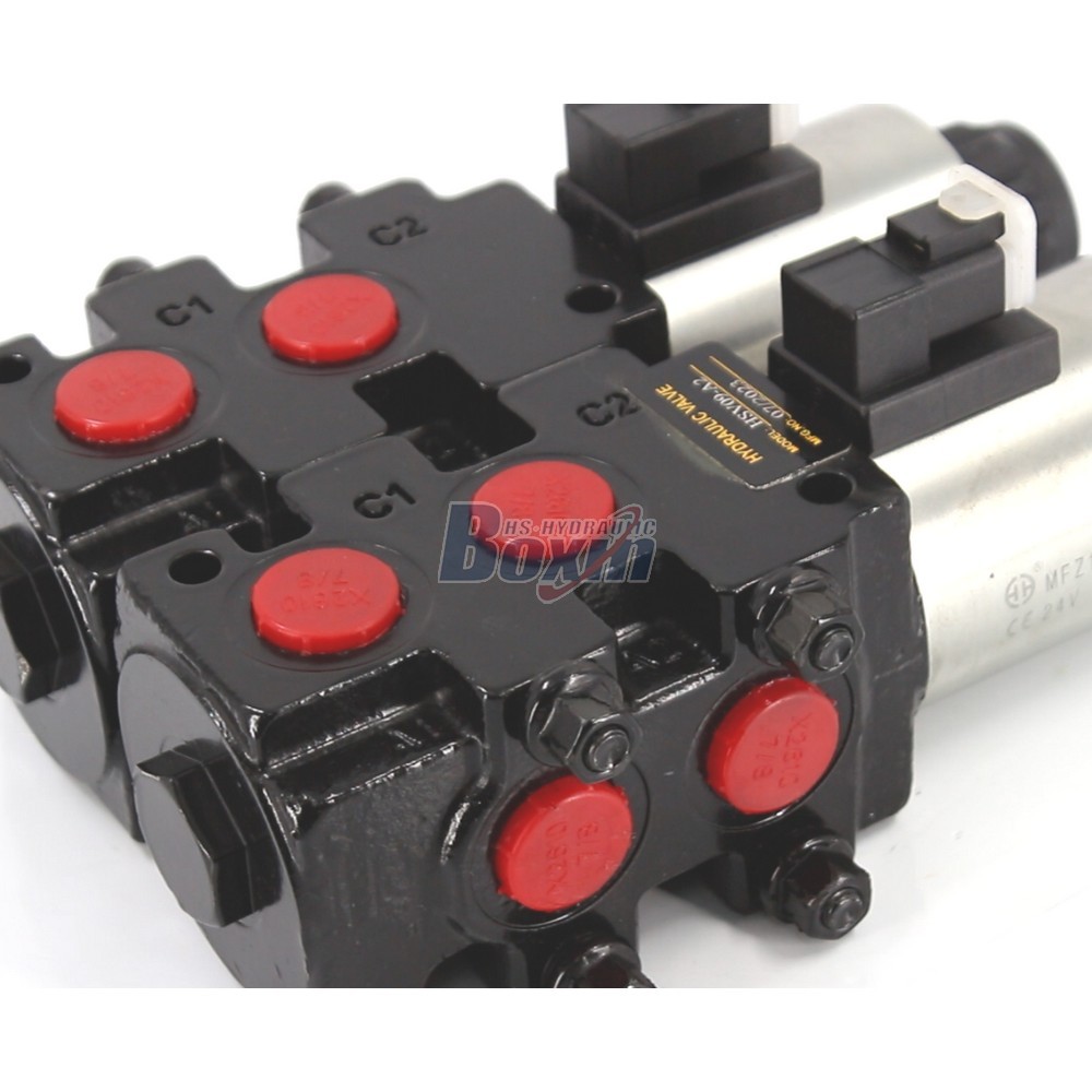 Bulk Supply HSV09 Solenoid 2 Spool Flow Diverter Valve from Factory detail image