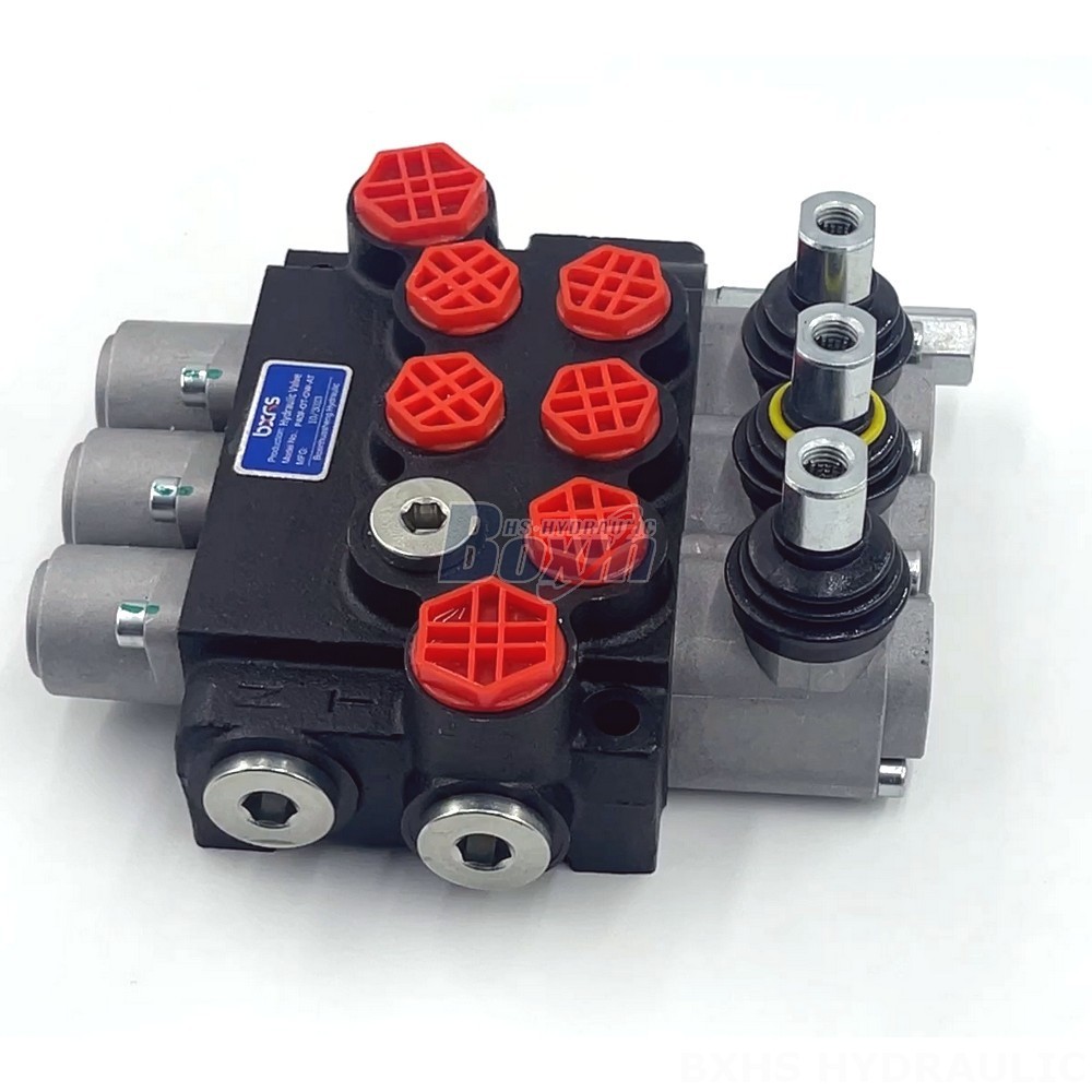 P40 Manual 3 Spool Monoblock Directional Valve detail image
