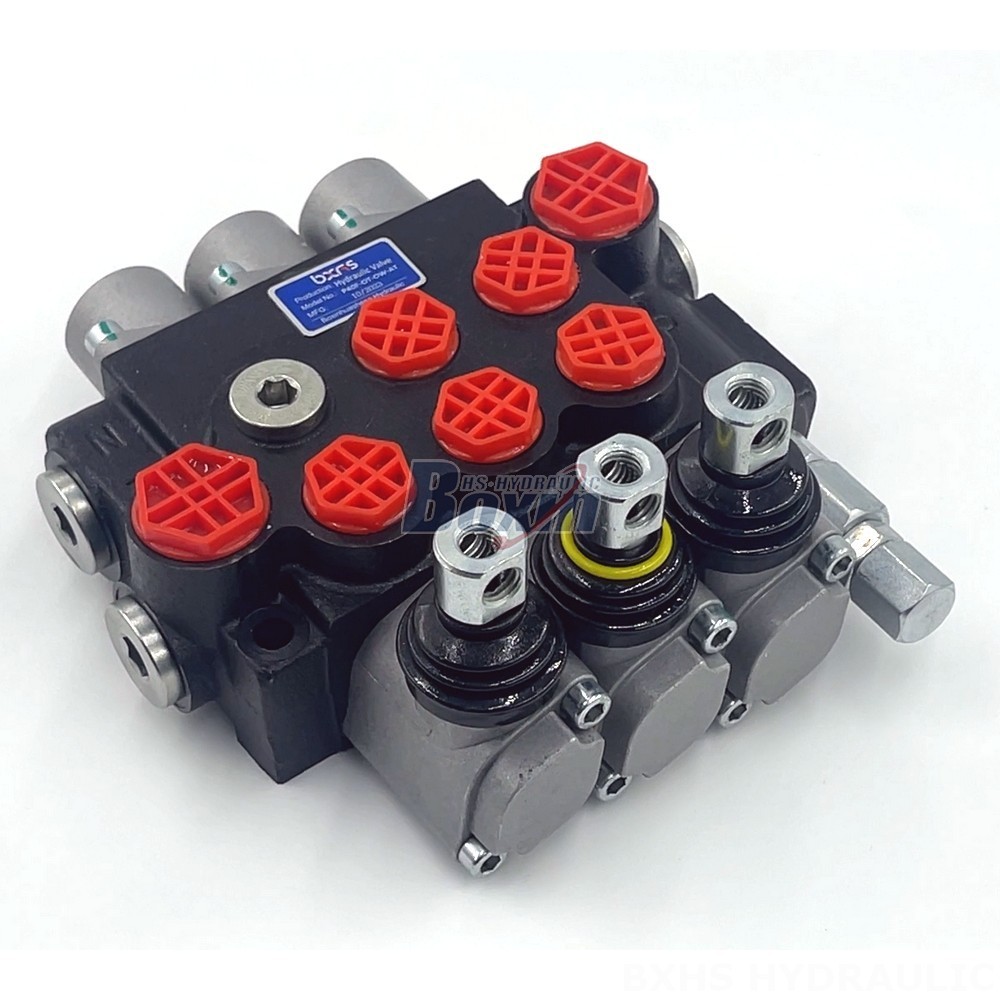 P40 Manual 3 Spool Monoblock Directional Valve detail image