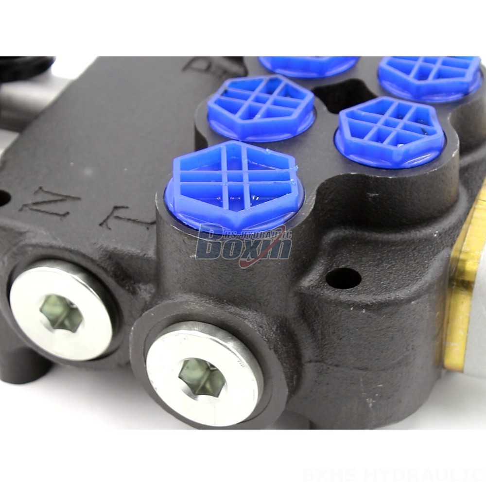 P80-G12-G38-QW 2-Spool Directional Valve: Efficient Fluid Power Control detail image