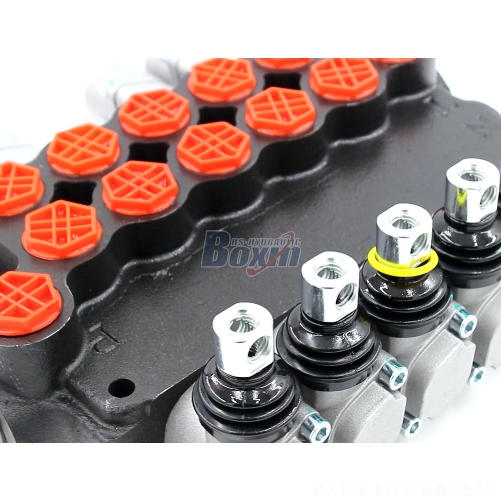 P80-G34-G12-2OT-YW-2OT 5 Spool Hydraulic Directional Valve | Factory Direct & Customizable detail image