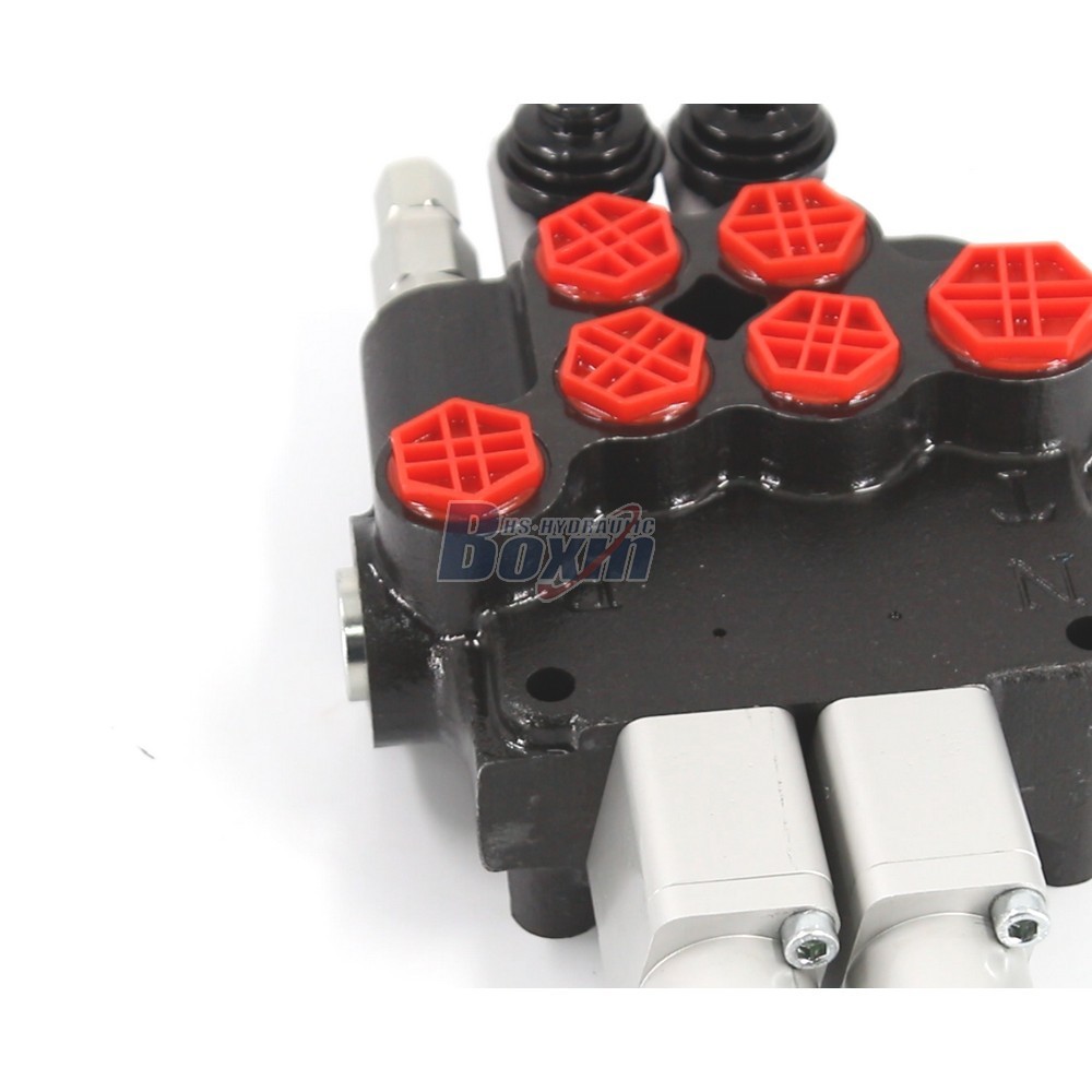 OEM and ODM Services for P80AFT-2QTW1 Manual 2 Spool Monoblock Valve Custom Branding detail image