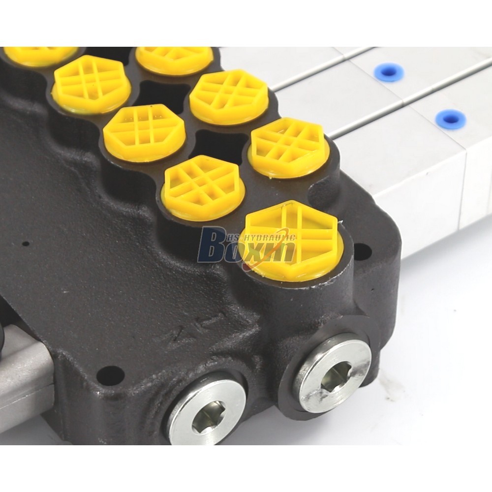 High Performance P80Q-G-4OT 4 Spool Pneumatic Monoblock Valve detail image
