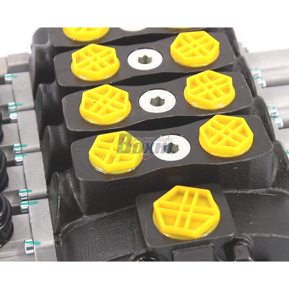 SD8 Manual 4 Spool Sectional Directional Valve for Hydraulic Systems detail image