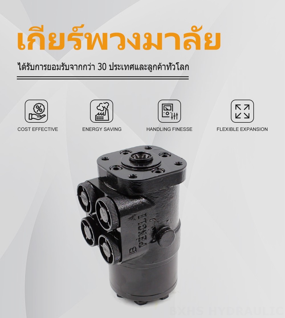 BZZ1-E400B 400 มล./รอบ 30 ลิตร/นาที ชุดควบคุมพวงมาลัย
