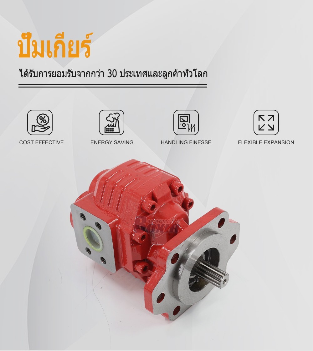 Industrial Grade CBHC-2063 63 cc/rev Hydraulic Gear Pump Factory Source