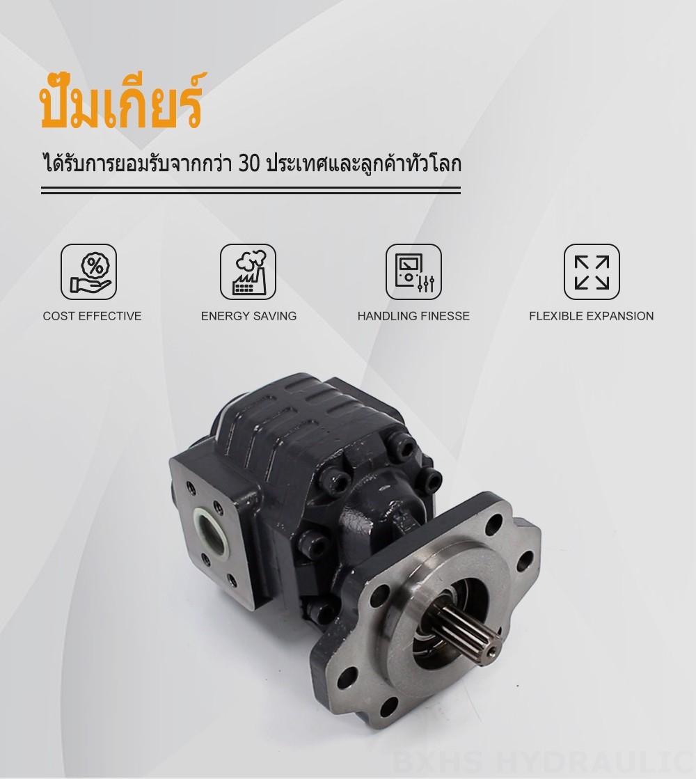CBHC-2082 82 ซีซี/รอบ 28 เมกะปาสคาล (4061 ปอนด์ต่อตารางนิ้ว) ปั๊มเฟืองไฮดรอลิก