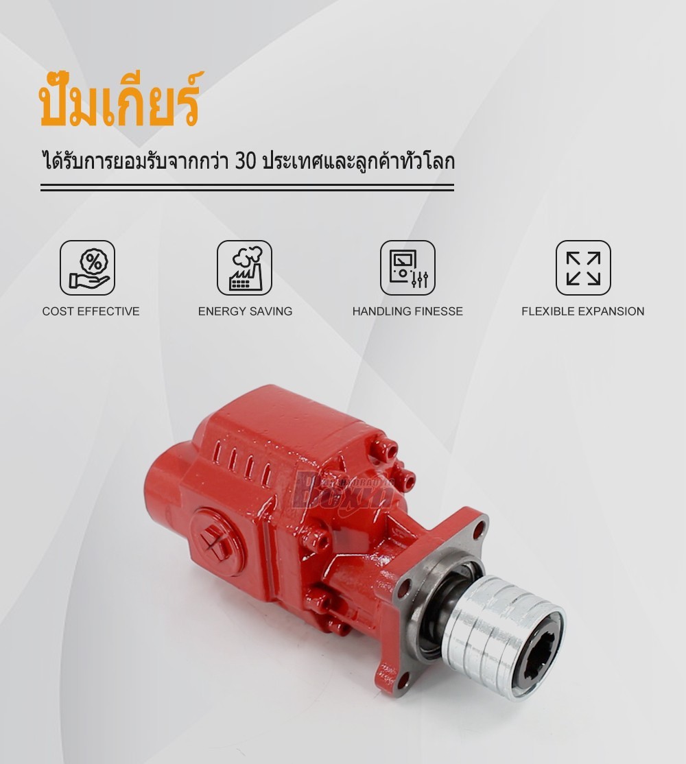 CBHW2080KH 80 ซีซี/รอบ แรงดัน 25 MPa (3625 psi) ปั๊มเฟืองไฮดรอลิก
