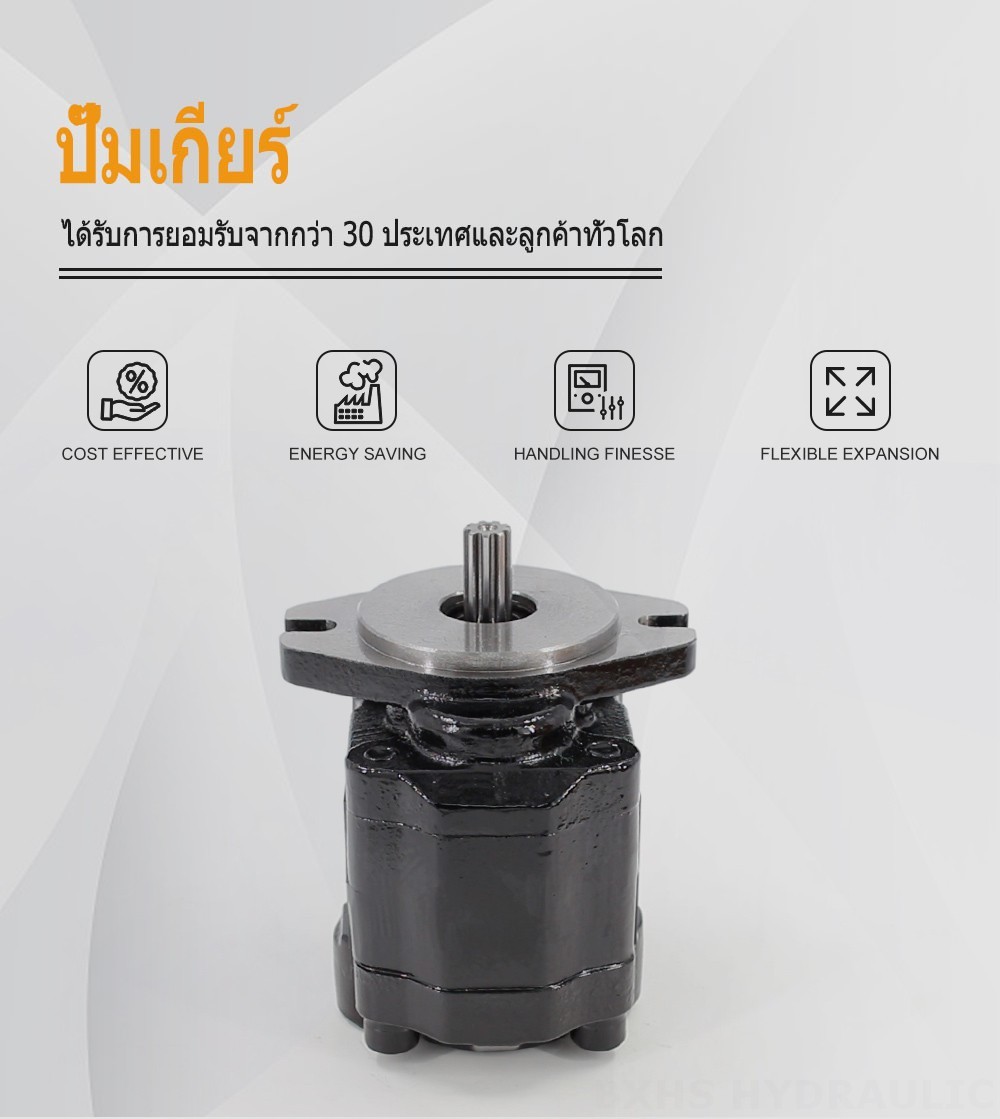 CBHZ-F20R 19.7 ซีซี/รอบ ปั๊มเฟืองไฮดรอลิก