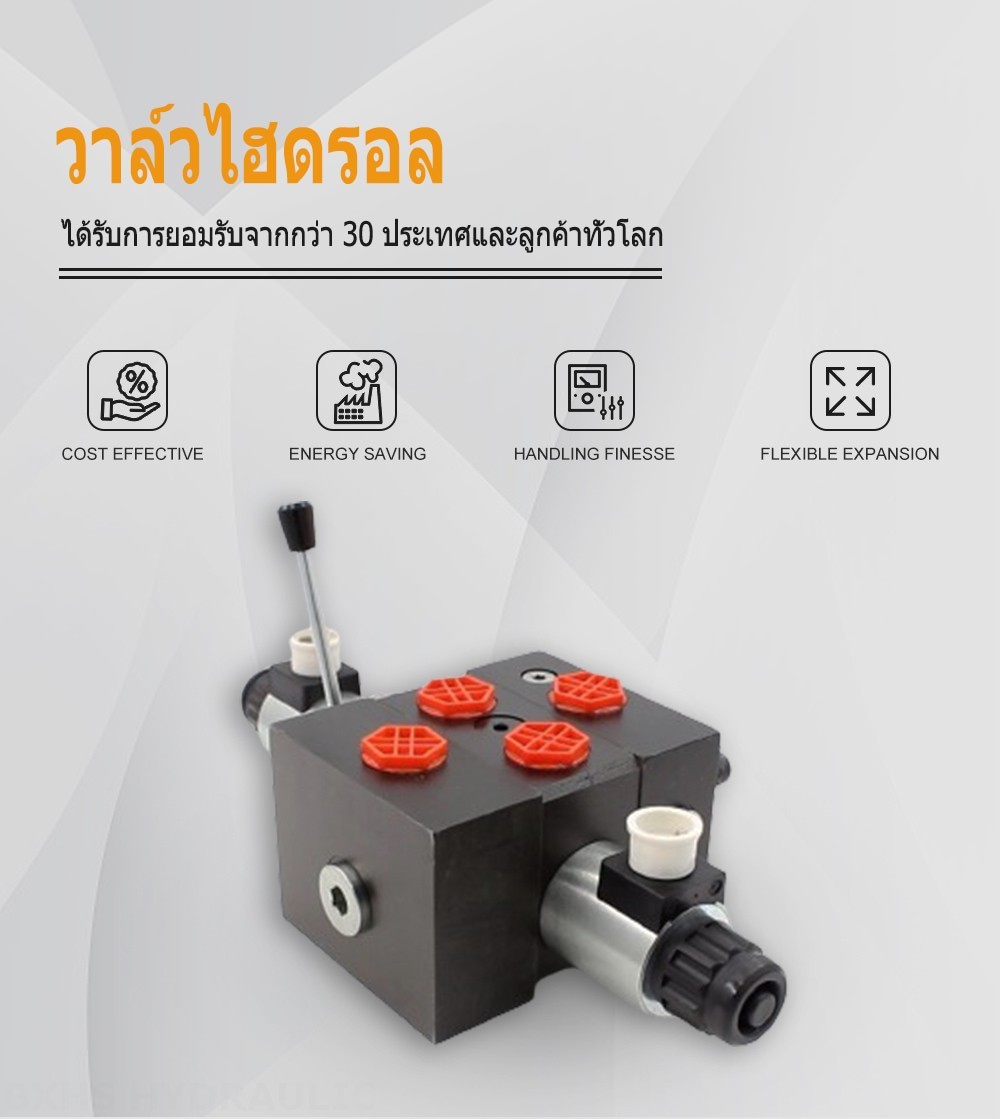 DCV58 โซลินอยด์ 1 สปูล วาล์วทิศทางส่วน