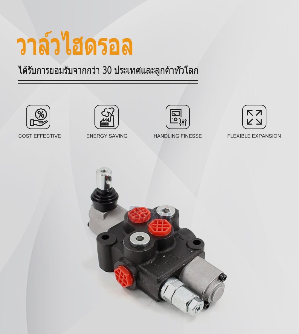 HS45 ด้วยตนเอง 1 สปูล วาล์วควบคุมทิศทางแบบโมโนบล็อก