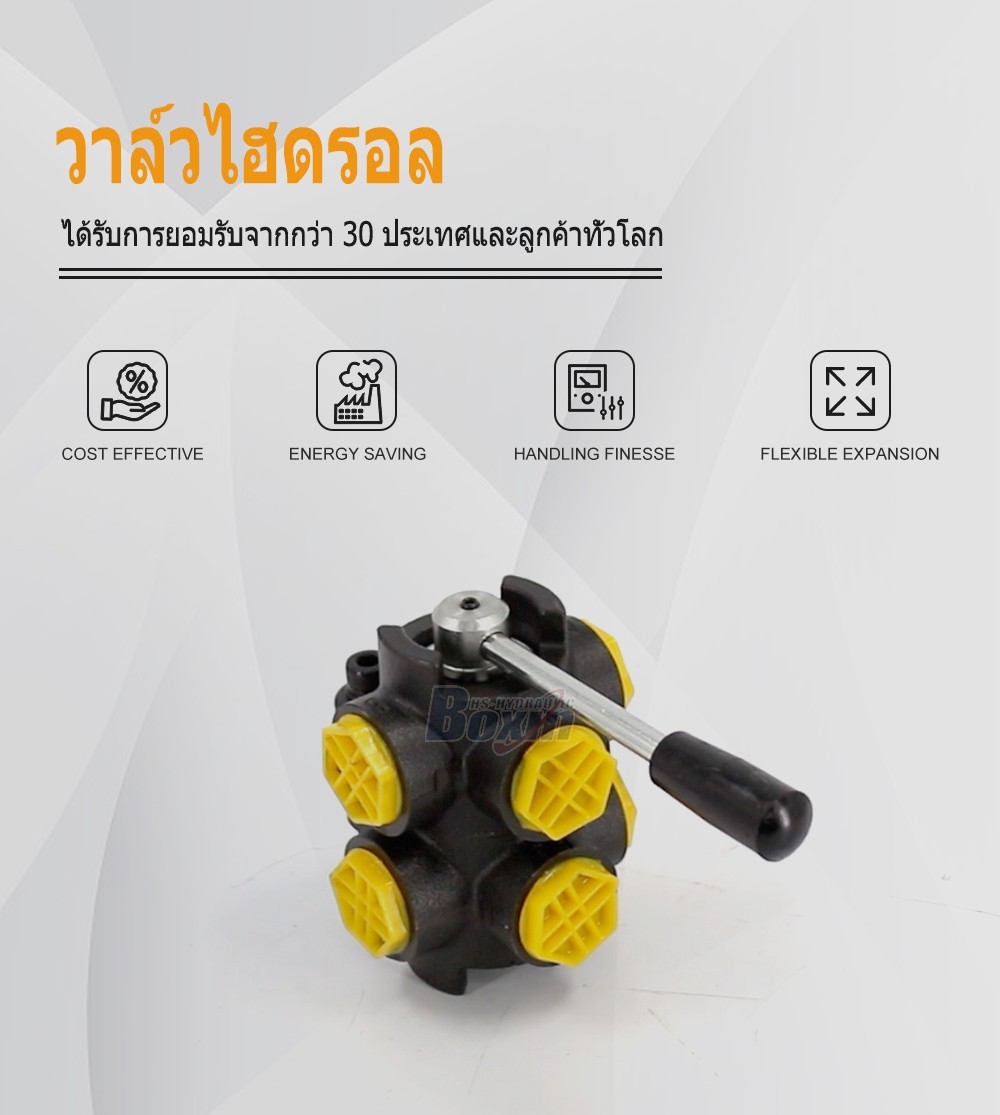 HSDV33-2 ด้วยตนเอง 1 สปูล วาล์วเบี่ยงทิศทางการไหล (Flow Diverter Valve)