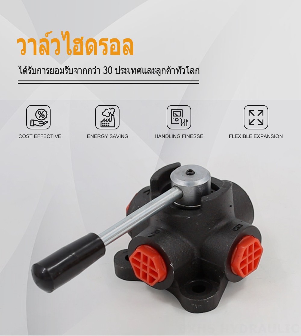 HSDV34 ด้วยตนเอง 1 สปูล วาล์วเบี่ยงการไหล