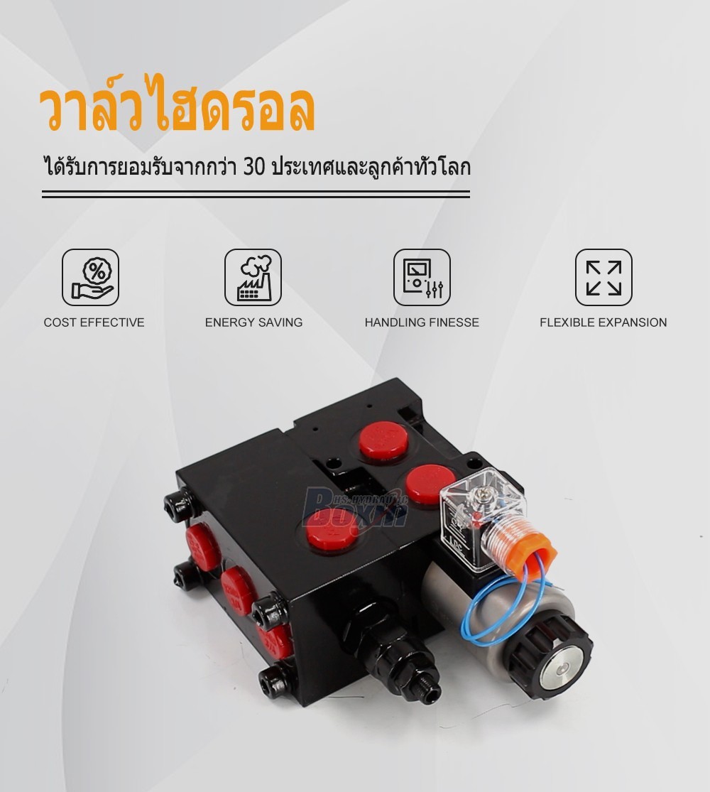 HSV06-AQF-2 โซลินอยด์ 2 สปูล วาล์วเบี่ยงทิศทางการไหล (Flow Diverter Valve)