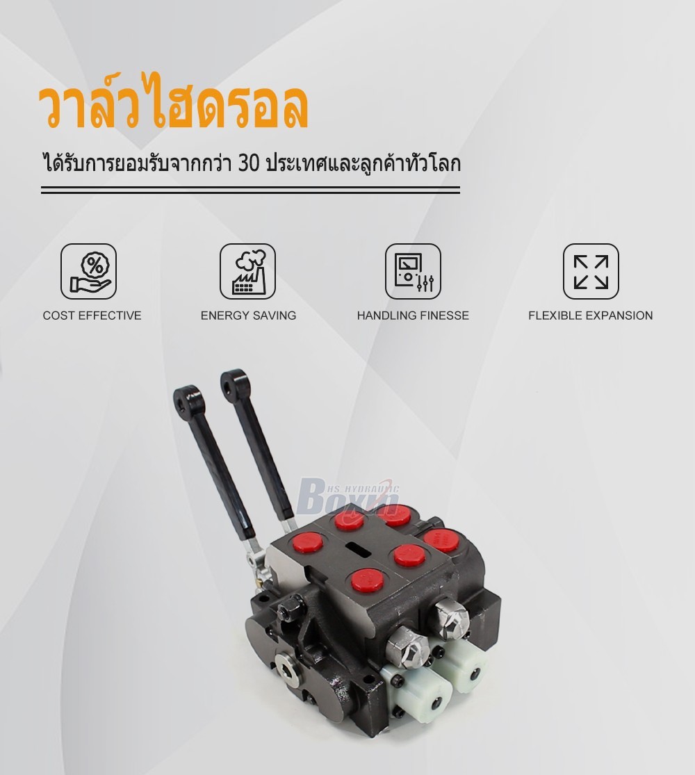 HSV20 ด้วยตนเอง 2 สปูล วาล์วทิศทางส่วน