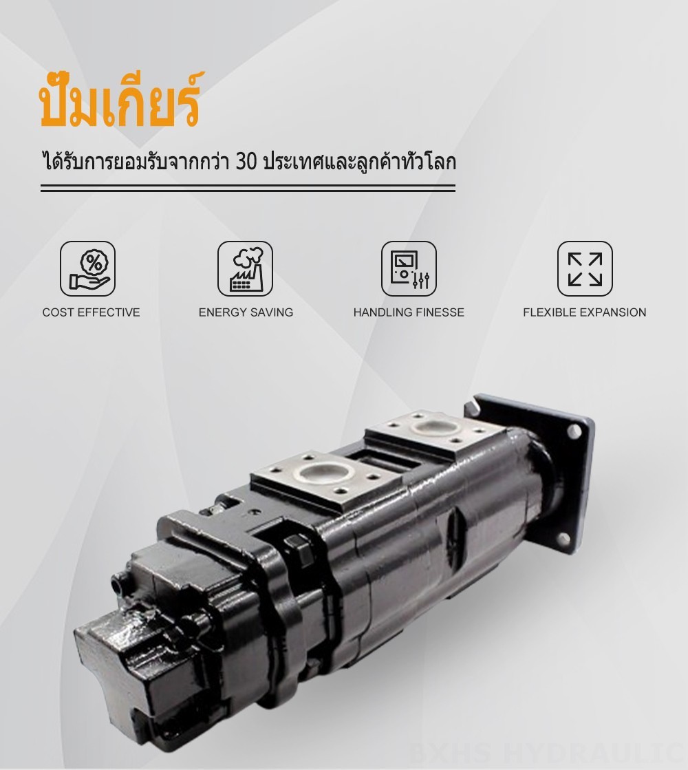 JHP2080-2080-1016 80 ซีซี/รอบ ปั๊มเฟืองไฮดรอลิก