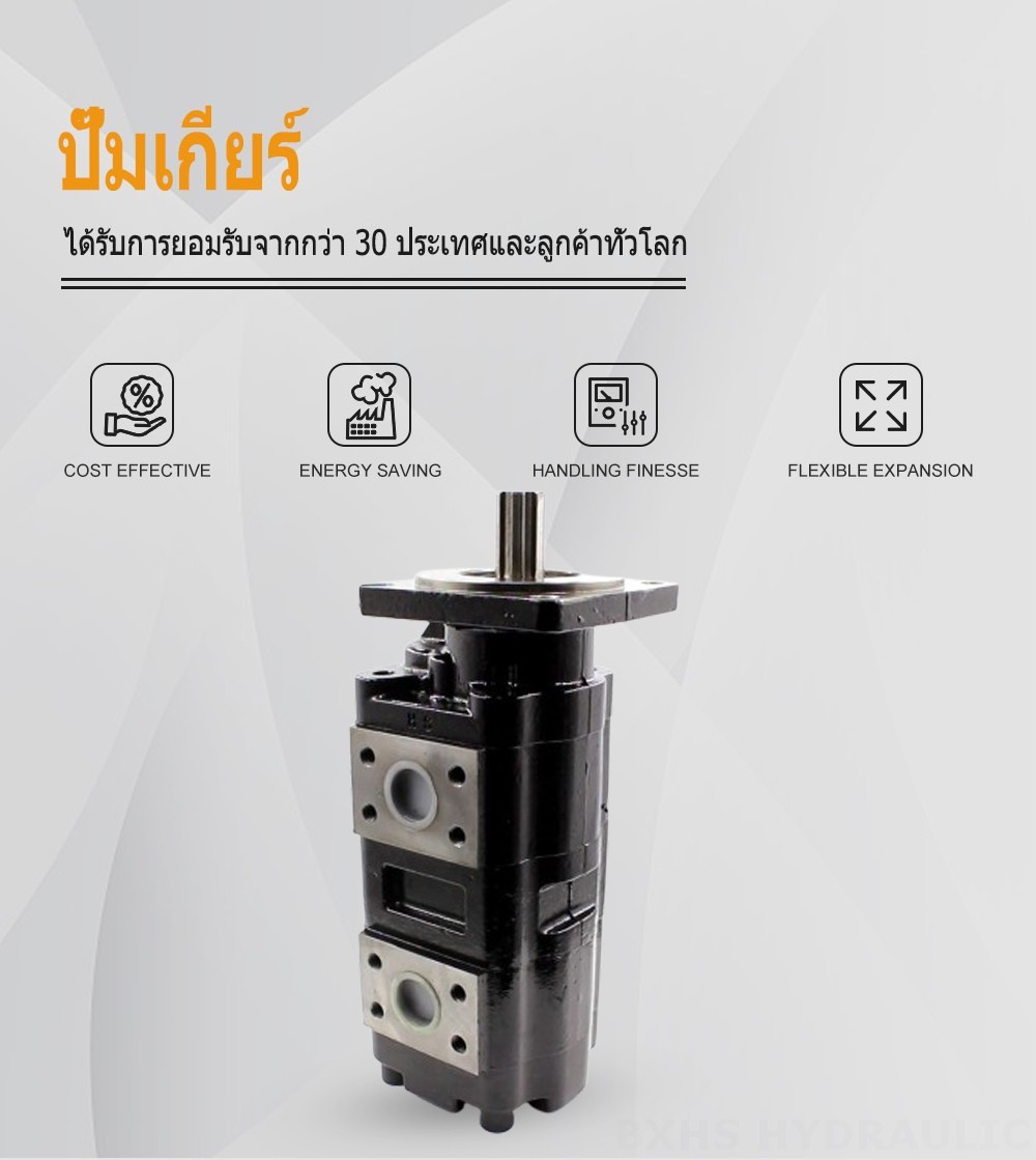 JHP2080-2080 80 ซีซี/รอบ ปั๊มเฟืองไฮดรอลิก
