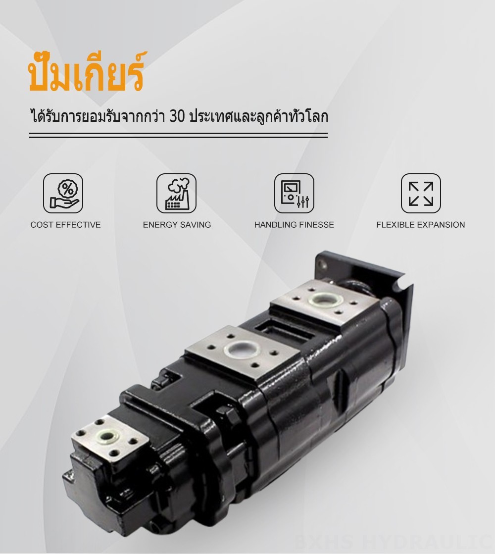 JHP2100-2080-1016 100 ซีซี/รอบ ปั๊มเฟืองไฮดรอลิก
