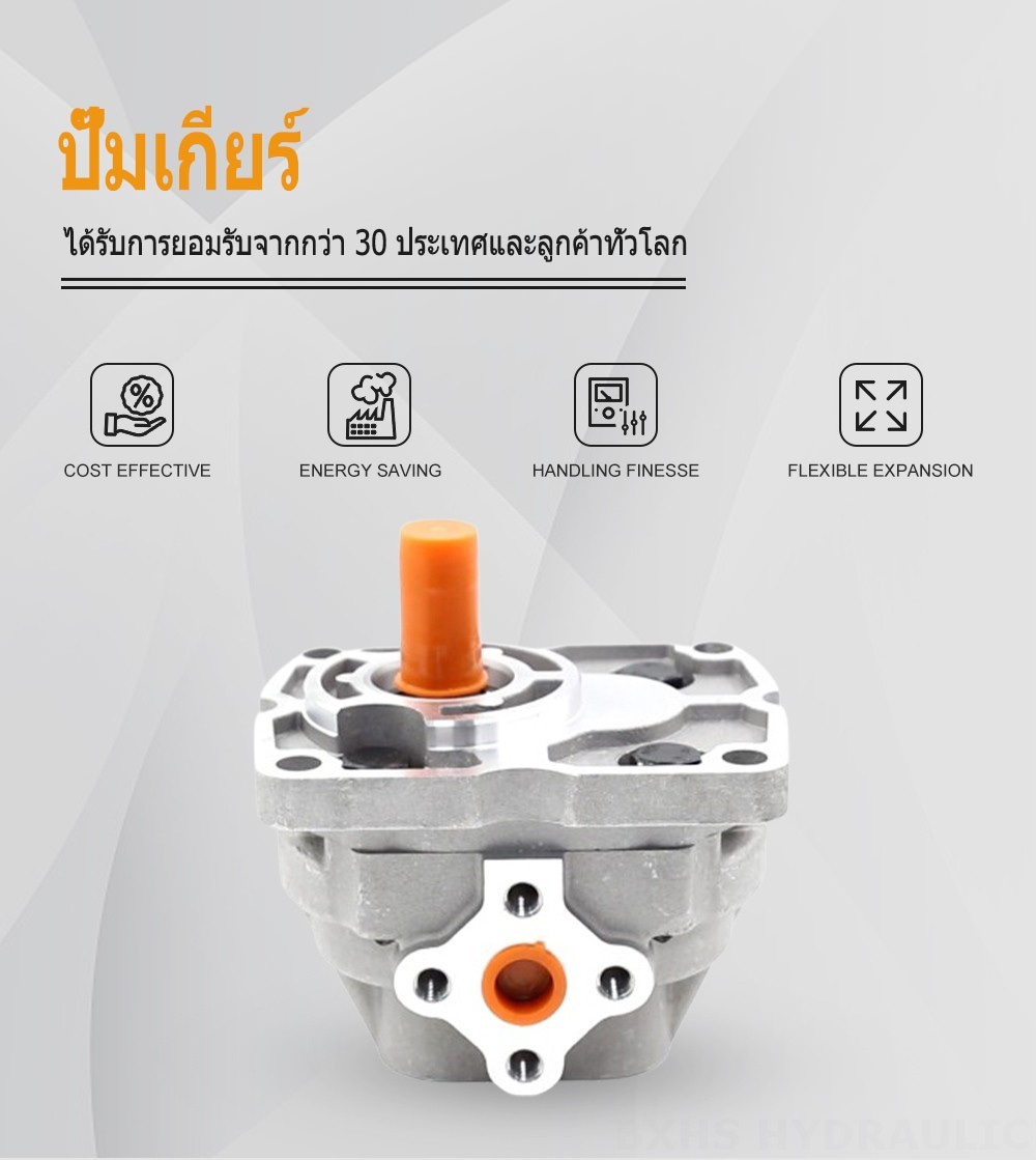 NSH10-M 10 ซีซี/รอบ ปั๊มเฟืองไฮดรอลิก