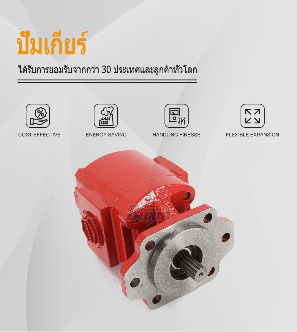 High Performance P21A646JEAL20-25-H 64.6 cc/rev Hydraulic Gear Pump Supply