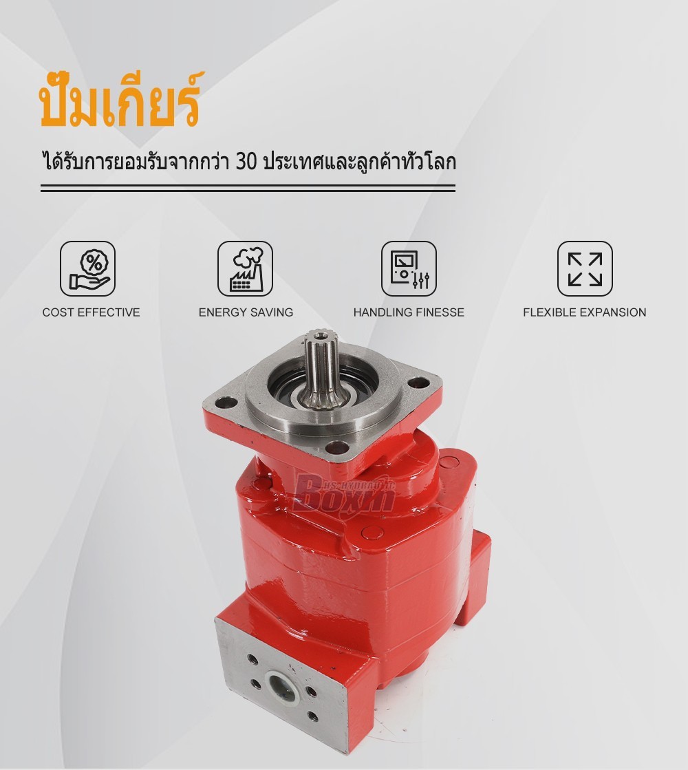 OEM ODM Custom Service for P350A542KEAB25-25R 104.5 cc/rev Hydraulic Gear Pump Manufacturing