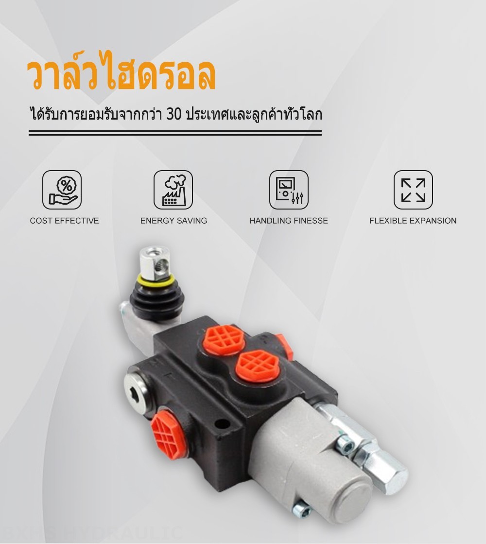 P40-G12-G38-OTW ด้วยตนเอง 1 สปูล วาล์วทิศทางโมโนบล็อก