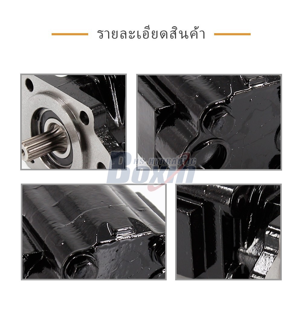 P51A646TEYR25-25 104.5 ซีซี/รอบ แรงดัน 16 MPa (2320 psi) ปั๊มเฟืองไฮดรอลิก