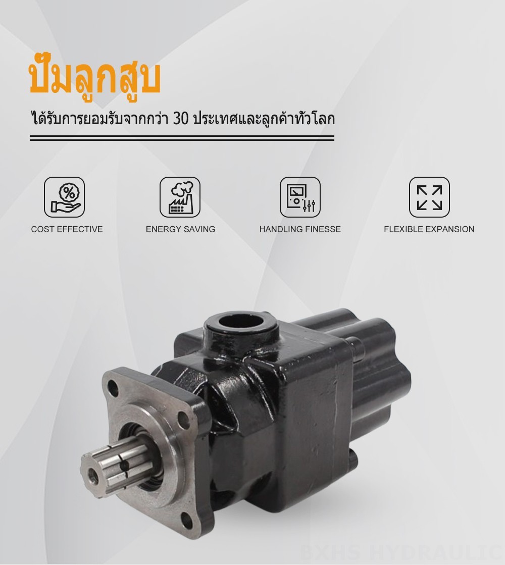P6-40 40 ซีซี/รอบ ปั๊มลูกสูบไฮดรอลิก