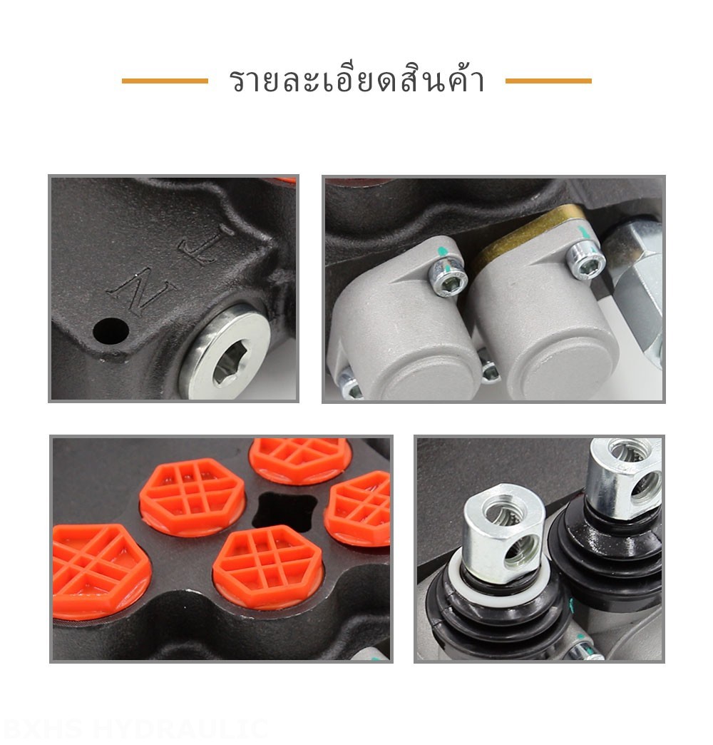 P80-G12-G34-2OT ด้วยตนเอง 2 สปูล วาล์วทิศทางโมโนบล็อก