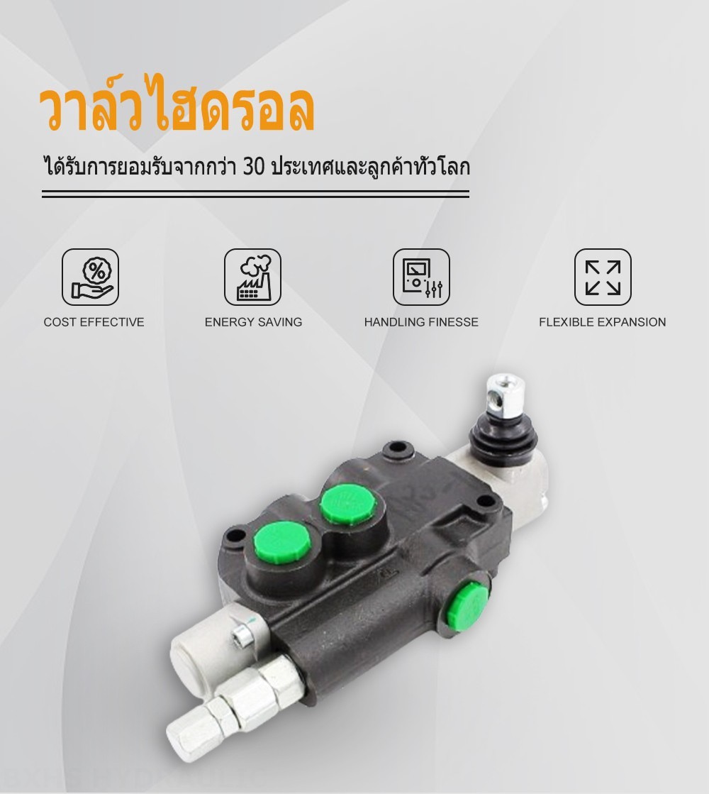 P80-LDG-U78-OT ด้วยตนเอง 1 สปูล วาล์วทิศทางโมโนบล็อก