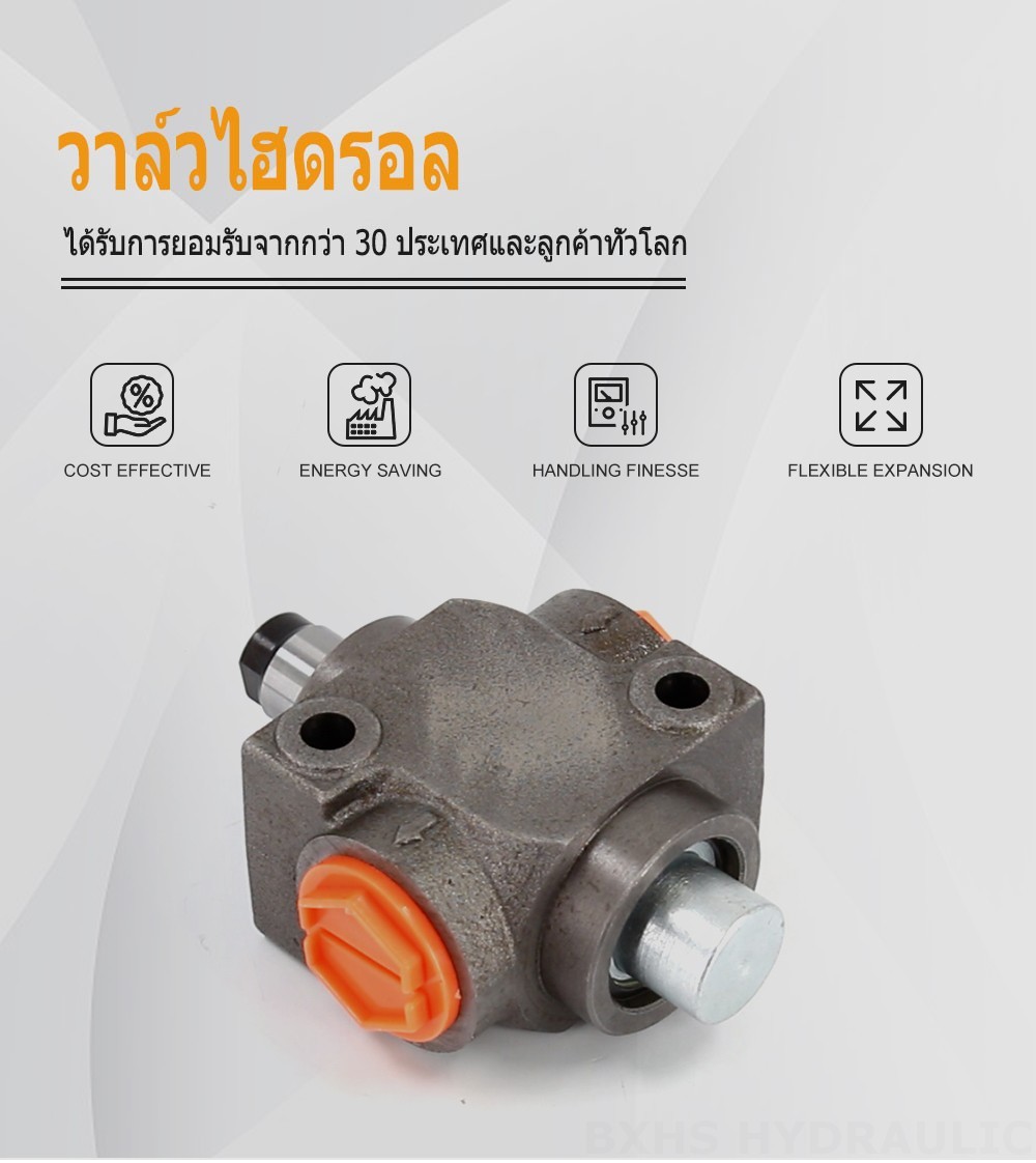 QHF20A ด้วยตนเอง 1 สปูล วาล์วควบคุมทิศทางแบบโมโนบล็อก