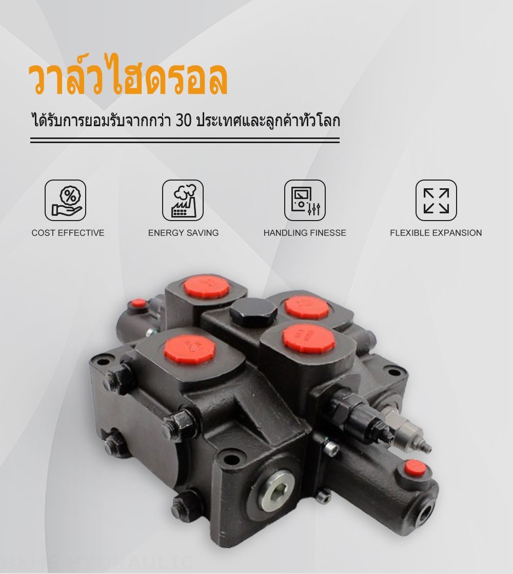 SDS380 ไฮดรอลิก 1 สปูล วาล์วทิศทางส่วน