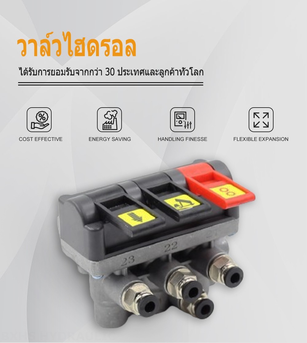 TC-4-TFLF ลม 1 สปูล วาล์วควบคุมระบบไฮดรอลิก