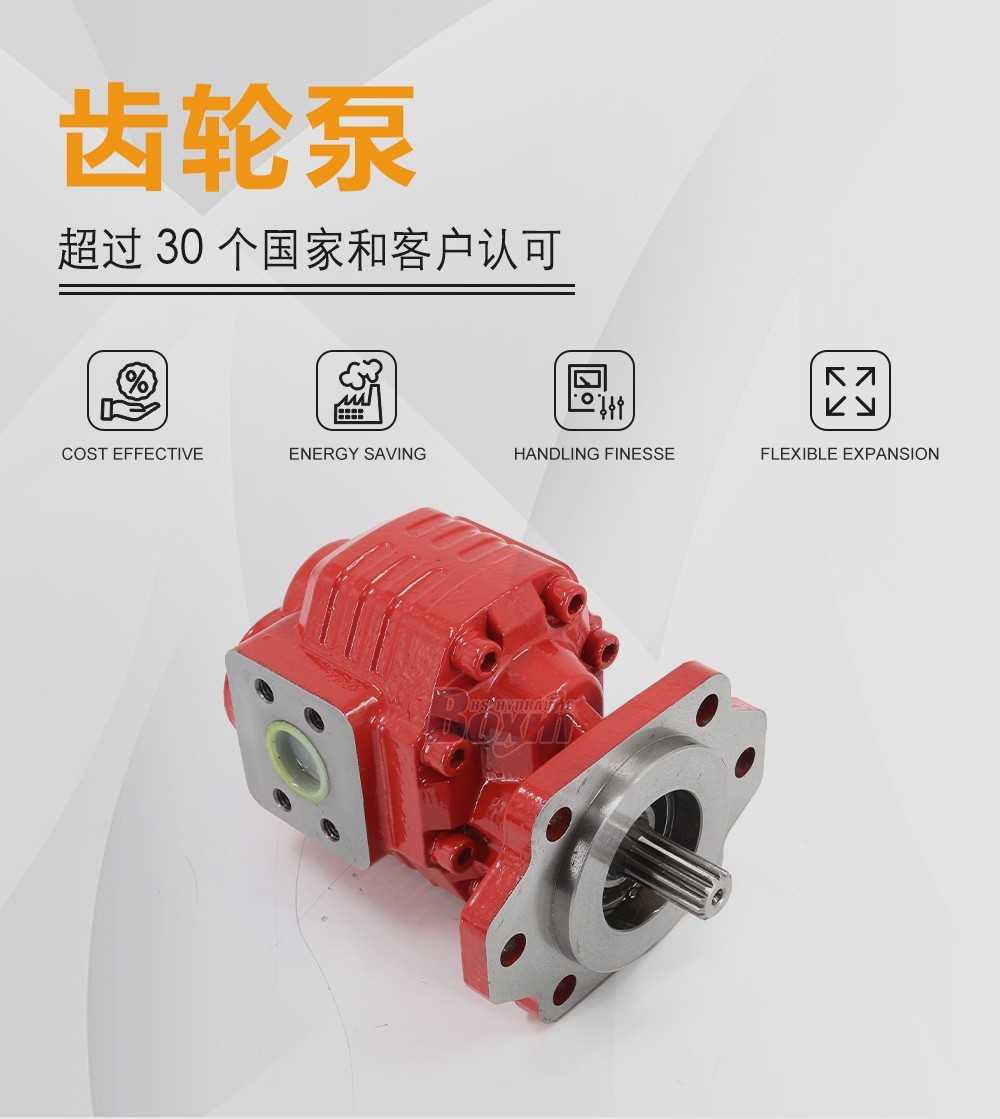 Durable CBHC-2063 63 cc/rev Hydraulic Gear Pump for Heavy Equipment