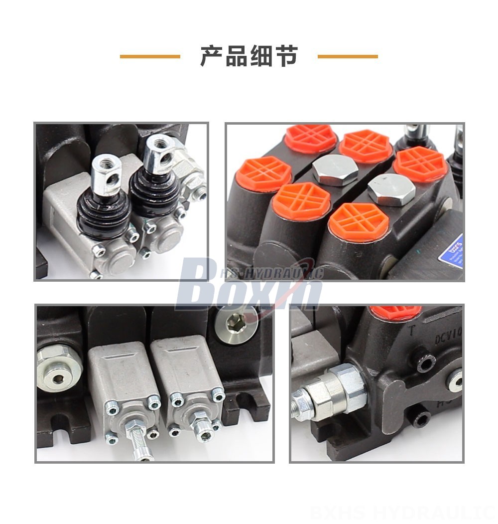 Dual-Spool Hydraulic Valve | DCV100 Model | Factory Direct & Customizable