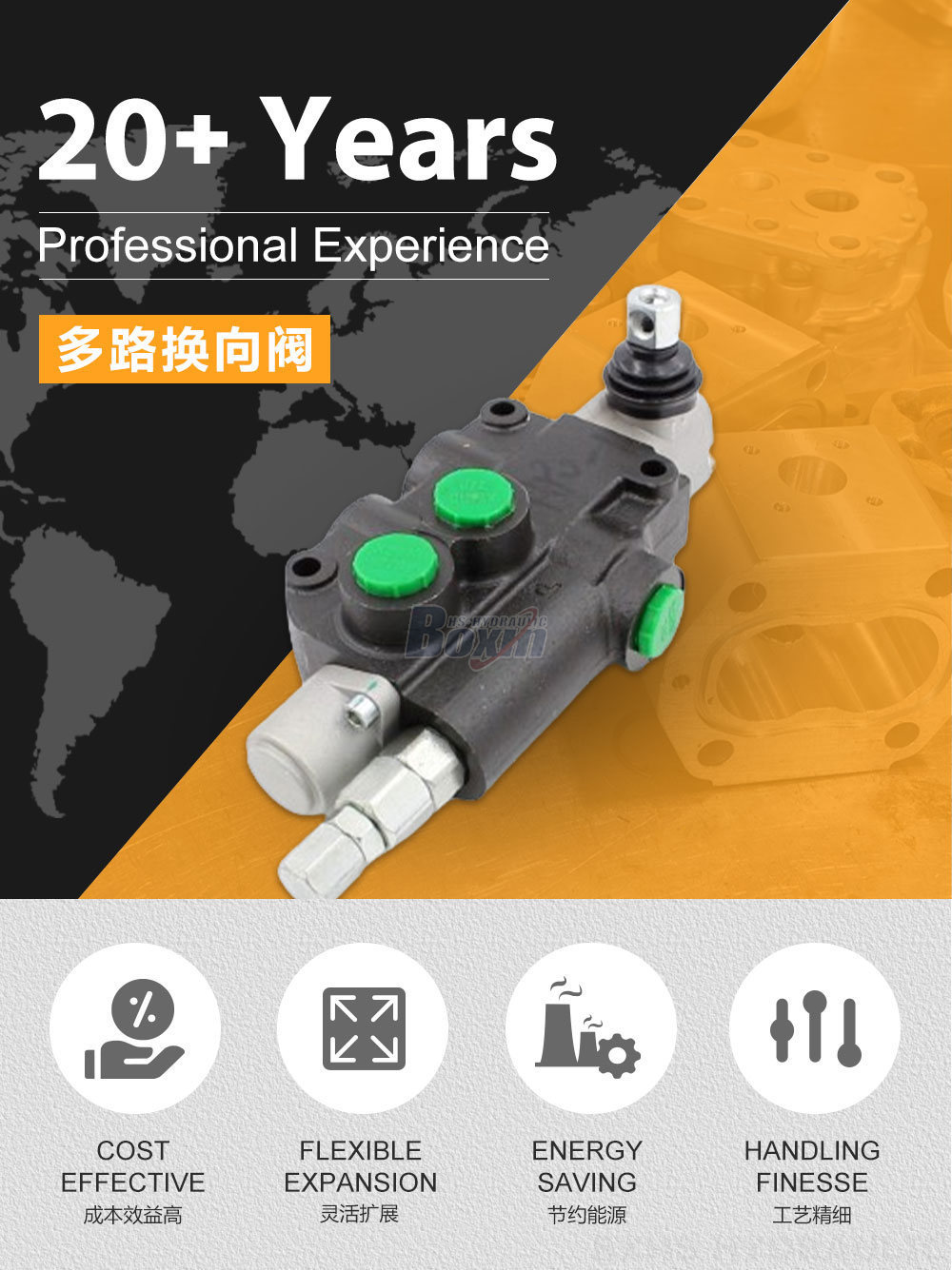 P80-LDG-U78-OT Manual 1 Spool Monoblock Directional Valve | Manufacturer & Global Supplier