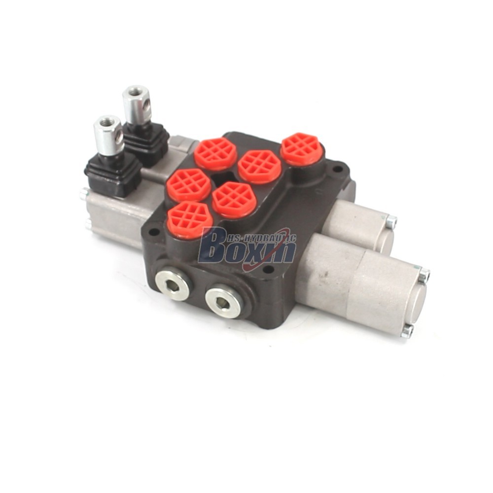 DCV20 Manual Hydraulic Monoblock Valve with 2 Spool Configuration main image