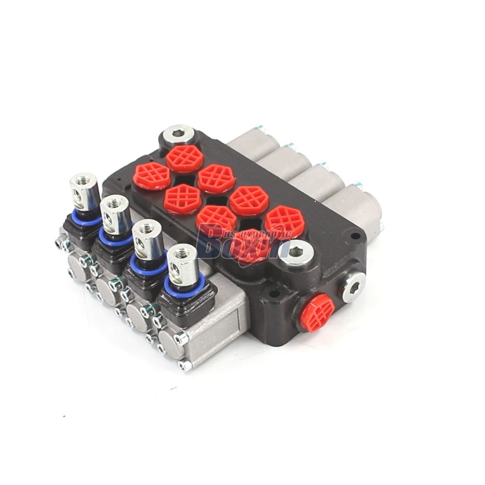 Factory Wholesale DCV20 4 Spool Hydraulic Directional Valve cover photo