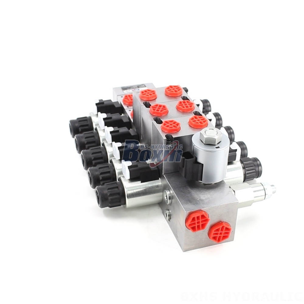 Buy DCV56 Electric Proportional 5 Spool Sectional Directional Valve cover photo